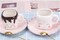 Set of 4 Marshmallow Mugs with Handles Cute Marshmallow Cups Cute Mugs for Children Hot Chocolate Cocoa Mugs for Children Christmas Mugs for Women 6OZ Mother's Day Cute Coffee Mug Set